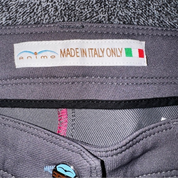 AMINO GRAY RIDING PANTS BREECHES MADE IN ITALY SIZE 42 - Picture 11 of 11